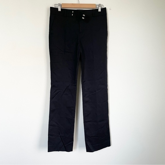 NWT Banana Republic black “Martin” straight slacks - Picture 2 of 7